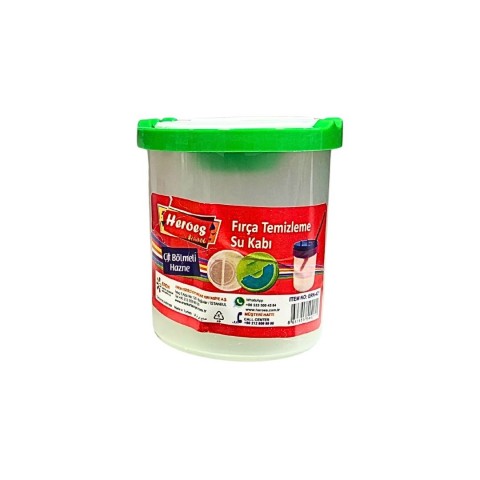 24 LÜ SULU BOYA  FIRÇA TEMİZLEME SU KABI 24 LÜ*6