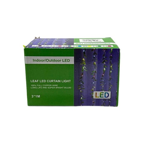 3X1 YEŞİL KUTULU SARMAŞIK PERDE LED*120