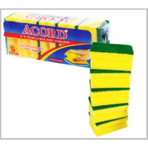 ACORD 5 Lİ OLUKLU SÜNGER (36*6)*216