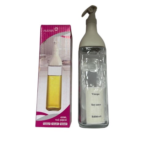 ALKAYA ALK-1429 480 ML CAM ŞİŞE YAĞLIK*80
