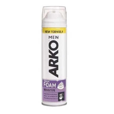 ARKO TENEKE TRAŞ KÖPÜĞÜ 200 ML SENSITIVE 6 LI*4