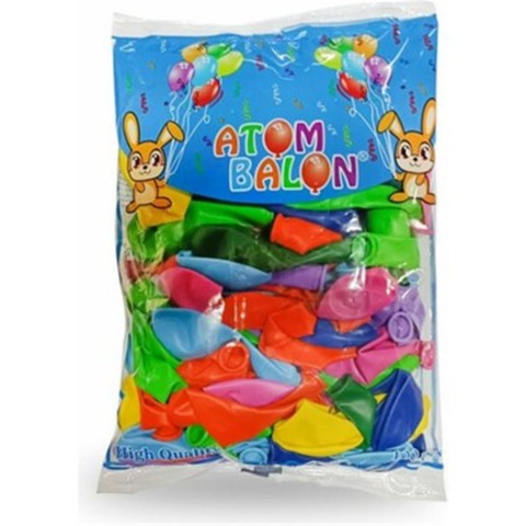 ATOM BALON 25 Lİ KARIŞIK İÇ DEKORASYON*60