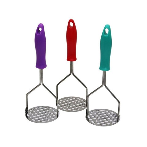 BAYHOME BH-1054  RENKLİ METAL PATATES EZİCİ*144