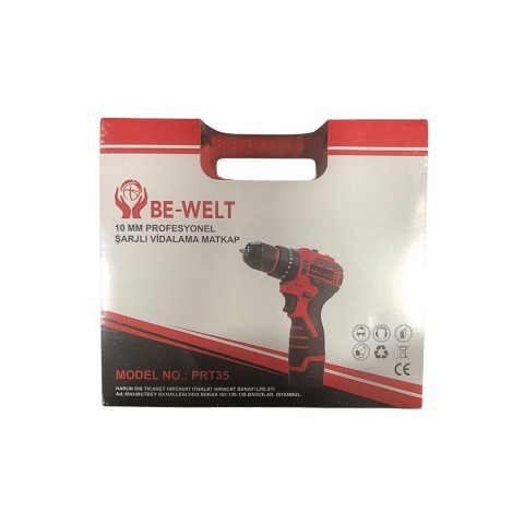 BE-WELT PRT35 PROFESYONEL ŞARZLI MATKAP*10