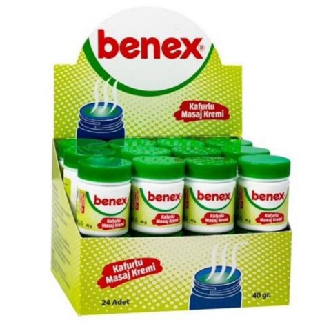 BENEX KAFURLU MASAJ KREMİ 40gr(24*12)*288