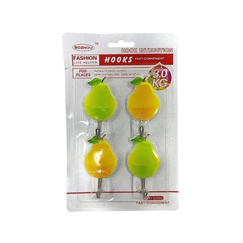 BİG-007 4LÜ MEYVE DESENLİ MUTFAK ASKISI*200