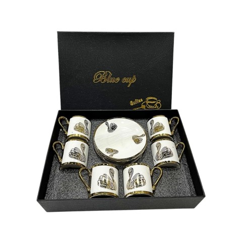 BLUECUP 11 PORSELEN LÜX KAHVE TAKIMI*16