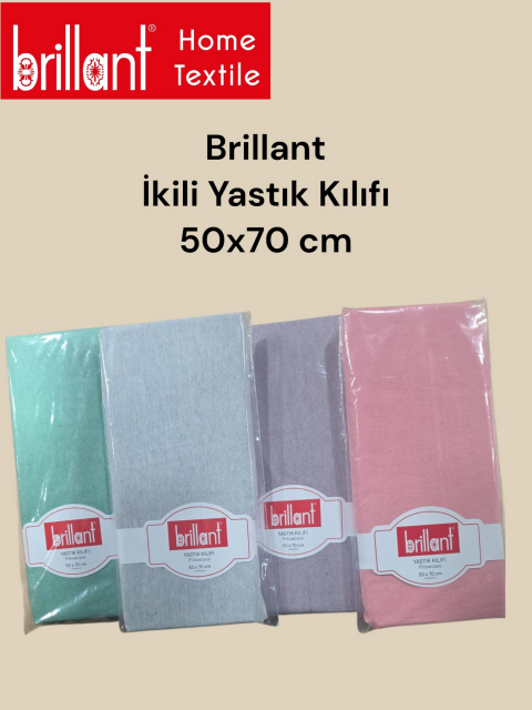 BRİLLANT 2'Lİ YASTIK KILIFI 50X70 *98