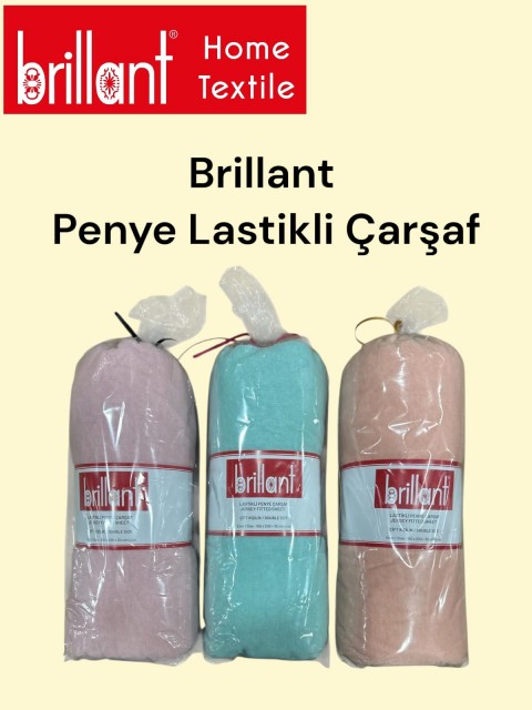 BRİLLANT PENYE LASTİKLİ ÇARŞAF ÇİFT KİŞİLİK160X200 *50