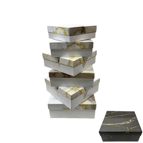 BÜYÜK 6 LI KARE HEDİYE KUTUSU*10