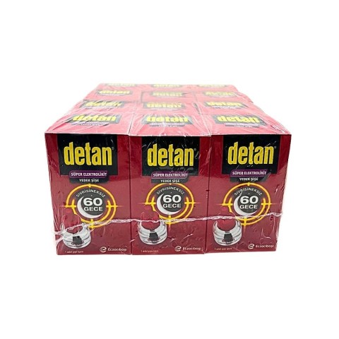 DETAN SÜPER ELEKTROLİKİT 60 GECE YEDEK*12