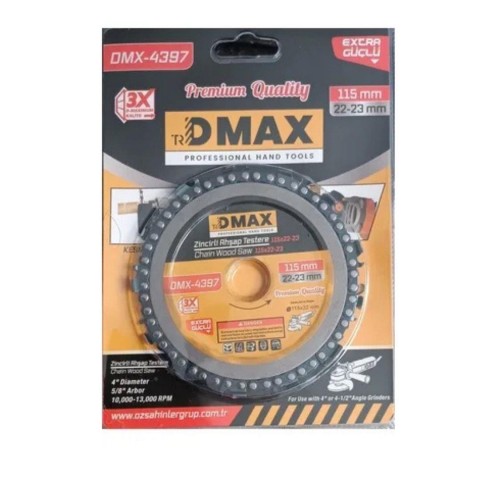 DMAX DMX-4397 ZİNCİRLİ AHŞAP TESTERE 115X22-23mm*