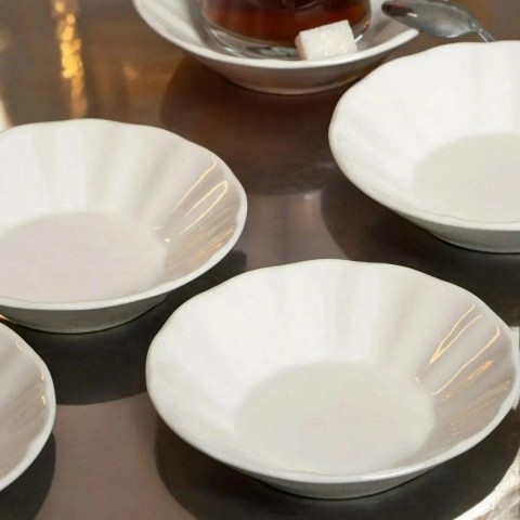 DORA (LUJO) KUTULU PORSELEN ÇAY TABAĞI (6*18)*108