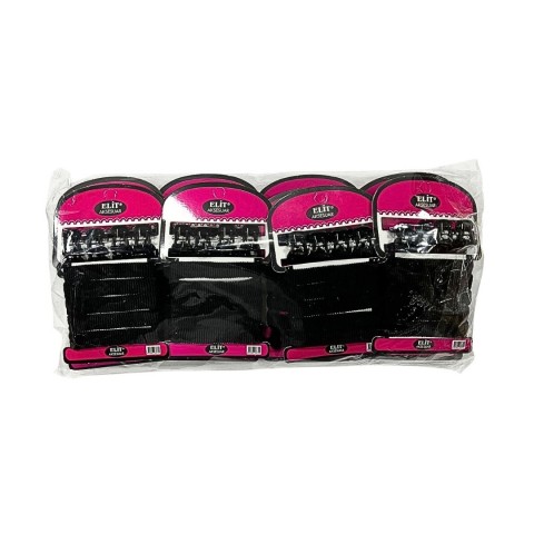 ELİT SİYAH HAVLU TOKA+MANDAL TOKA SET(12*150)*1800