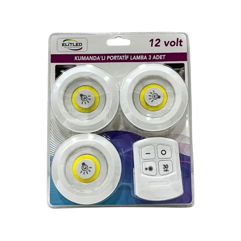ELİTLED EL 10 DMY LUMANDALI 3 LÜ SET LET IŞIK*80