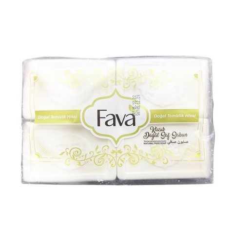 FAVA 4 LÜ KALIP SABUN BEYAZ*15