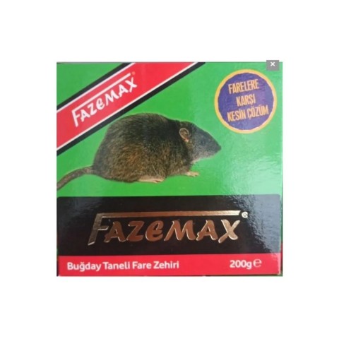 FAZEMAX 200 GR TANE BUĞDAY FARE ZEHİRİ*80