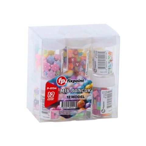 FİXPOİNT BONCUK PK.12 MODEL MİX(12*36*2)*864