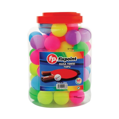 FİXPOİNT MASA TENİSİ TOPU RENKLİ P-2883(60*24)*144