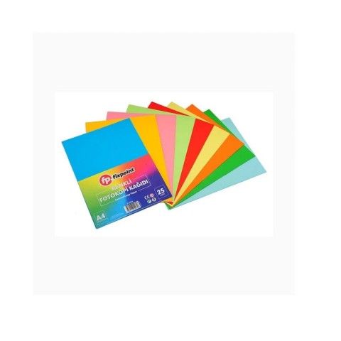 FİXPOİNT P-2746 RENKLİ FOTOKOPİ KAĞIDI 25 Lİ*200