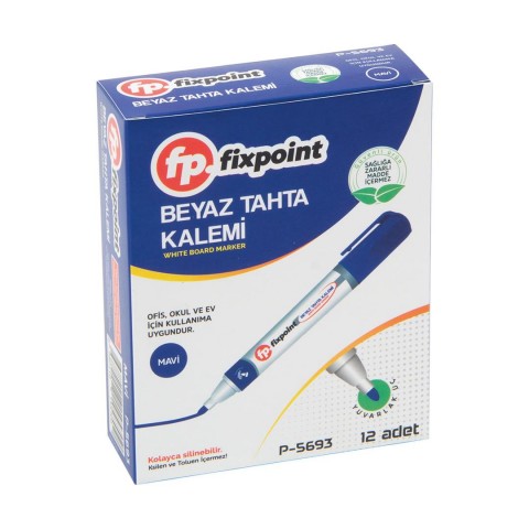 FİXPOİNT TAHTA KALEMİ 12Lİ MAVİ P-5693*100