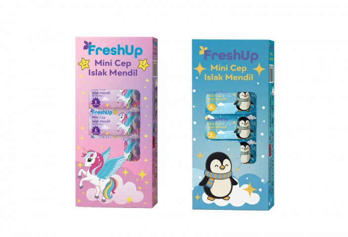 FRESHUP MİNİ CEP MENDİLİ 8'Lİ