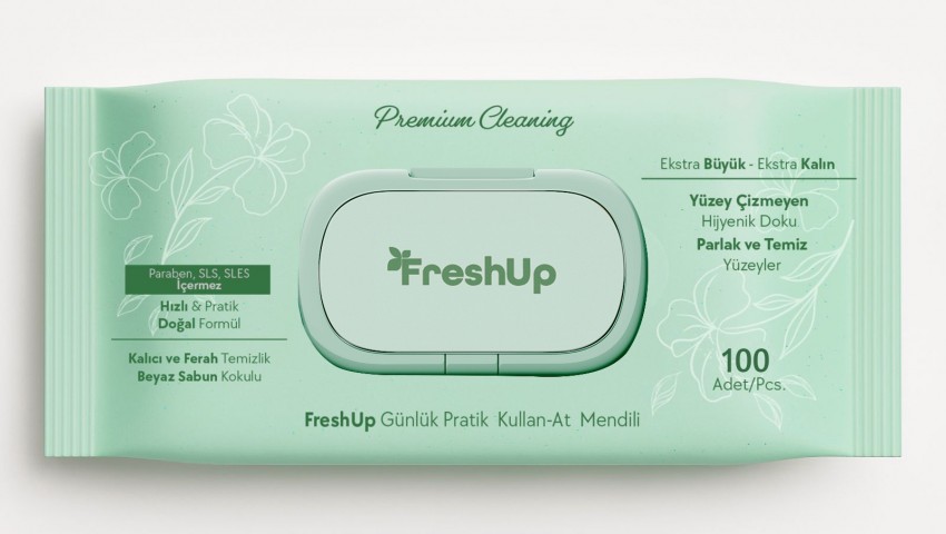 FRESHUP YÜZEY TEMİZLEME 100'LÜ