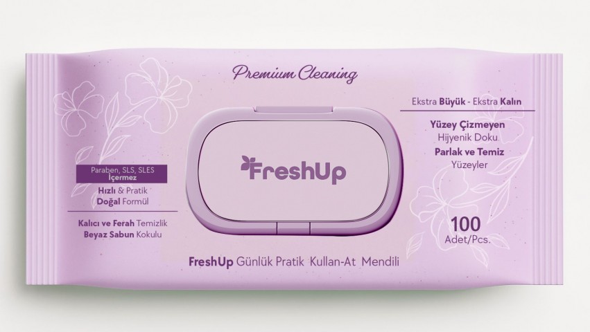 FRESHUP YÜZEY TEMİZLEME 100'LÜ