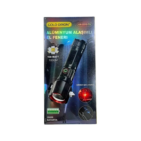 GOLD ORION OR-2210-TG USB EL FENERİ 100 WATT*60