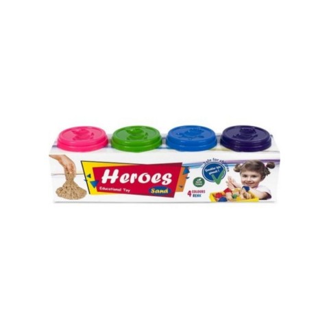 HEROES DÖRTLÜ KİNETİK KUM 800 GR*18