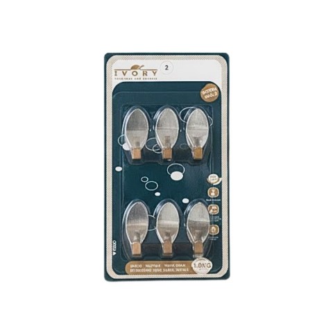 IVO-ASK178 OVAL 6 LI METAL YAPIŞKANLI ASKI*480