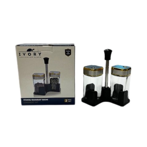 IVO-CAM177 İKİLİ STANDLI GOLD BAHARATLIK*42