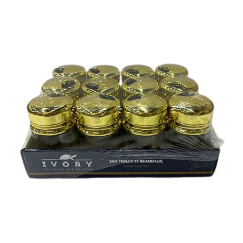 IVO-CAM185 CAM TUZLUK  BAHARATLIK GOLD(12*12)*144