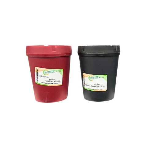 KARAKAYALAR KP-171 İÇİ METAL YUV KOKUSUZ KÜLLÜK*24