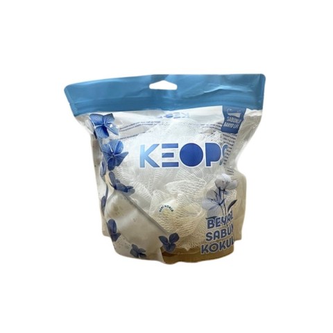KEOPS BEYAZ SABUN KOKULU SABUNLU BANYO LİFİ*50