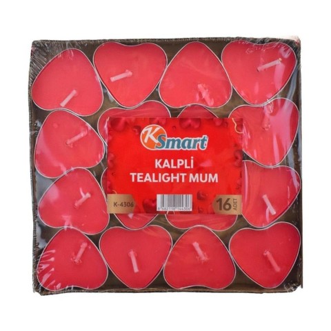 KSMART 16 LI KALPLİ TEA LİGHT MUM*120