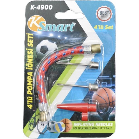 KSMART 4900 4 LÜ TOP ŞİŞİRME İĞNESİ SETİ*432