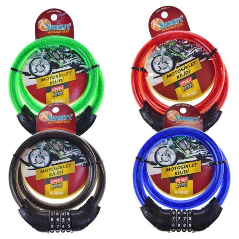 KSMART K-3682 KALIN MOTOSİKLET KİLİDİ*50