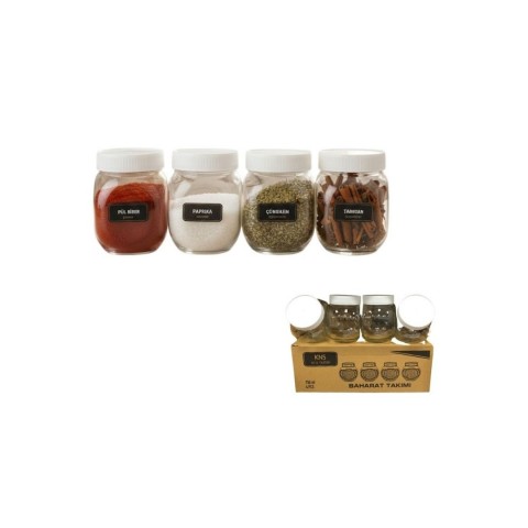 LUFEX KLASSY 4 LÜ YUVARLAK SAKLAMA KABI*24