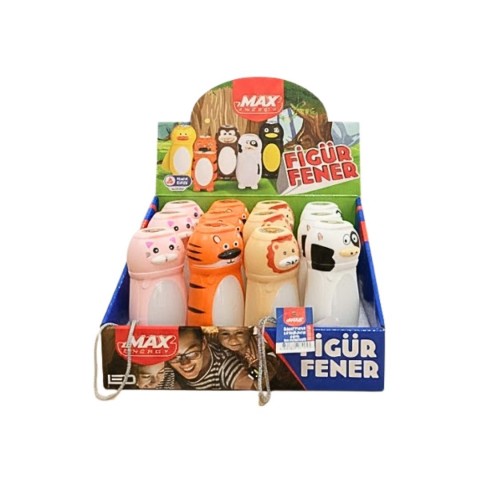 MAX-3182 HAYVAN FİGÜRLÜ LED EL FENERİ(12*16)*192