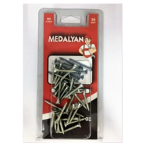 MEDALYAN DL-02 3,5X25 SUNTA VİDASI*24
