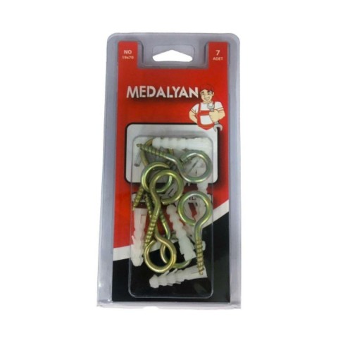 MEDALYAN DL-45 19X70 KAPALI PİTON + 6 NO DUBEL*24