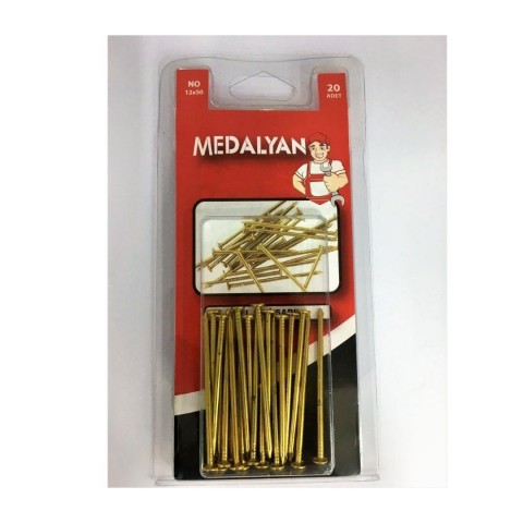 MEDALYAN DL-72 3X40 ÇELİK ÇİVİ SARI*24