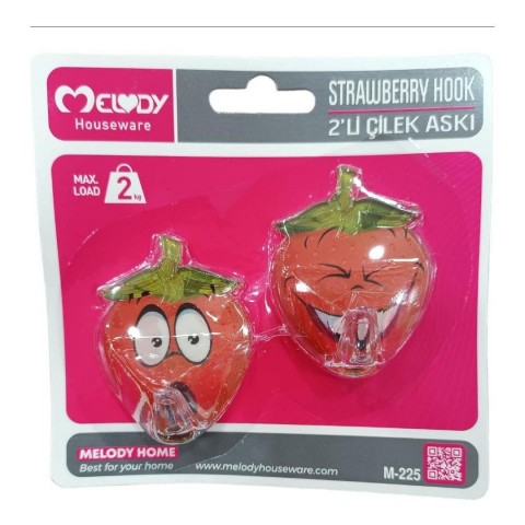 MELODY M-225 2'Lİ ÇİLEK ASKI*60
