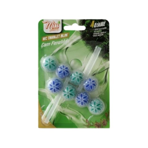 MİSS CLEANİNG 2X55 GR ÇAM KOKULU WC BLOK*24