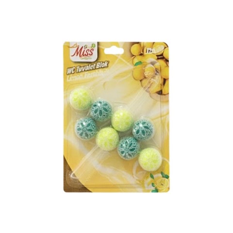 MİSS CLEANİNG 2X55 GR LİMON KOKULU WC BLOK*24