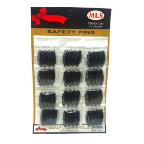 MLS 075B SİYAH YAKA İĞNESİ 4LÜ (12*120)*1440