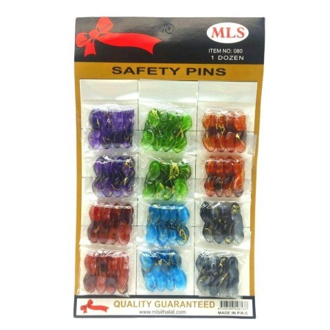 MLS 080 ŞEFFAF YAKA İĞNESİ 4LÜ (12*120)*1440