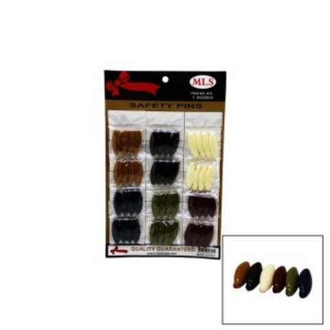 MLS RENKLİ YAKA İĞNESİ PLASTİK 4LÜ (12*120)*1440