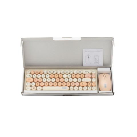 MUGGLE MU-1763S SARI KABLOSUZ KLAVYE&MOUSE SET*